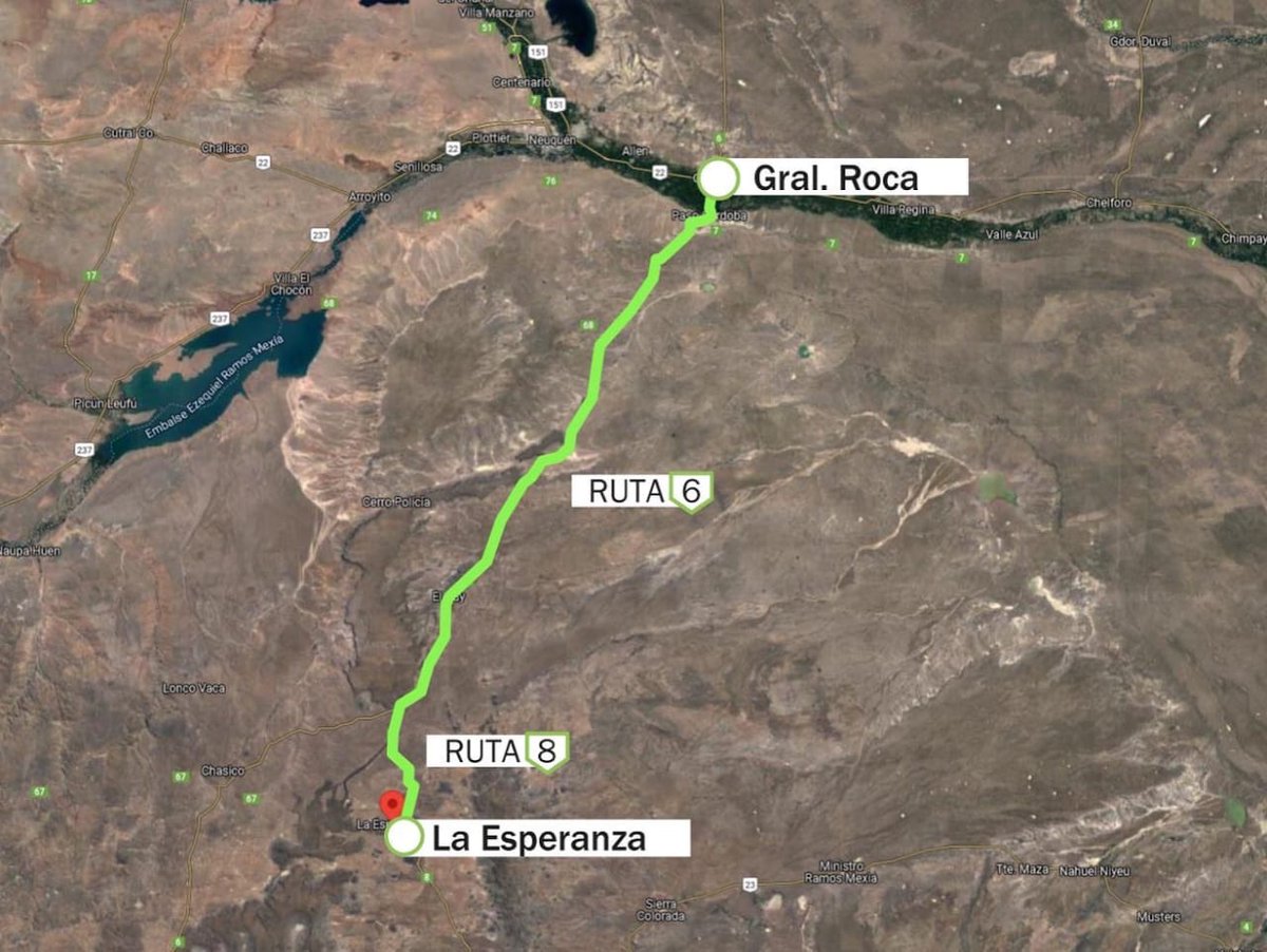 Con gran interés de las empresas, licitamos la renovación de las Rutas 6 y 8, dos caminos estratégicos que conectan la Región Sur con el Alto Valle. Estas obras permitirán contar con una ruta transitable, segura, que impulsará la producción, el turismo y la industria, e integrará