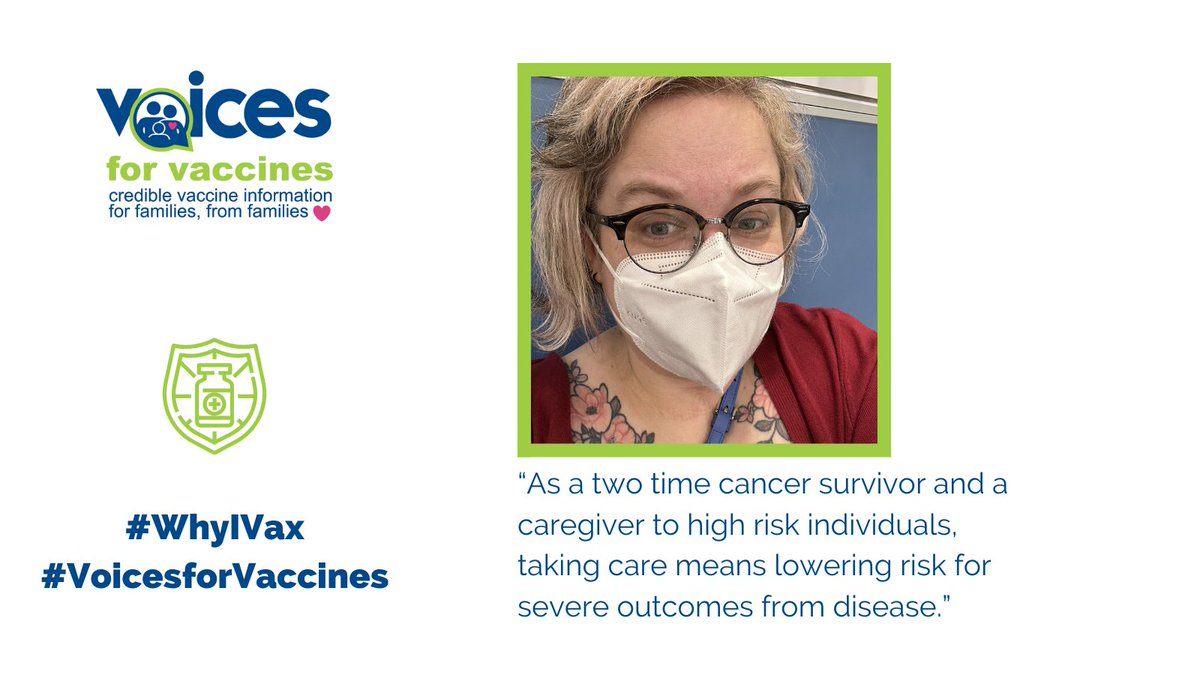 Go to our website to share your photo and #WhyIVax story: voicesforvaccines.org/why-i-vax/

#voicesforvaccines #whyivax