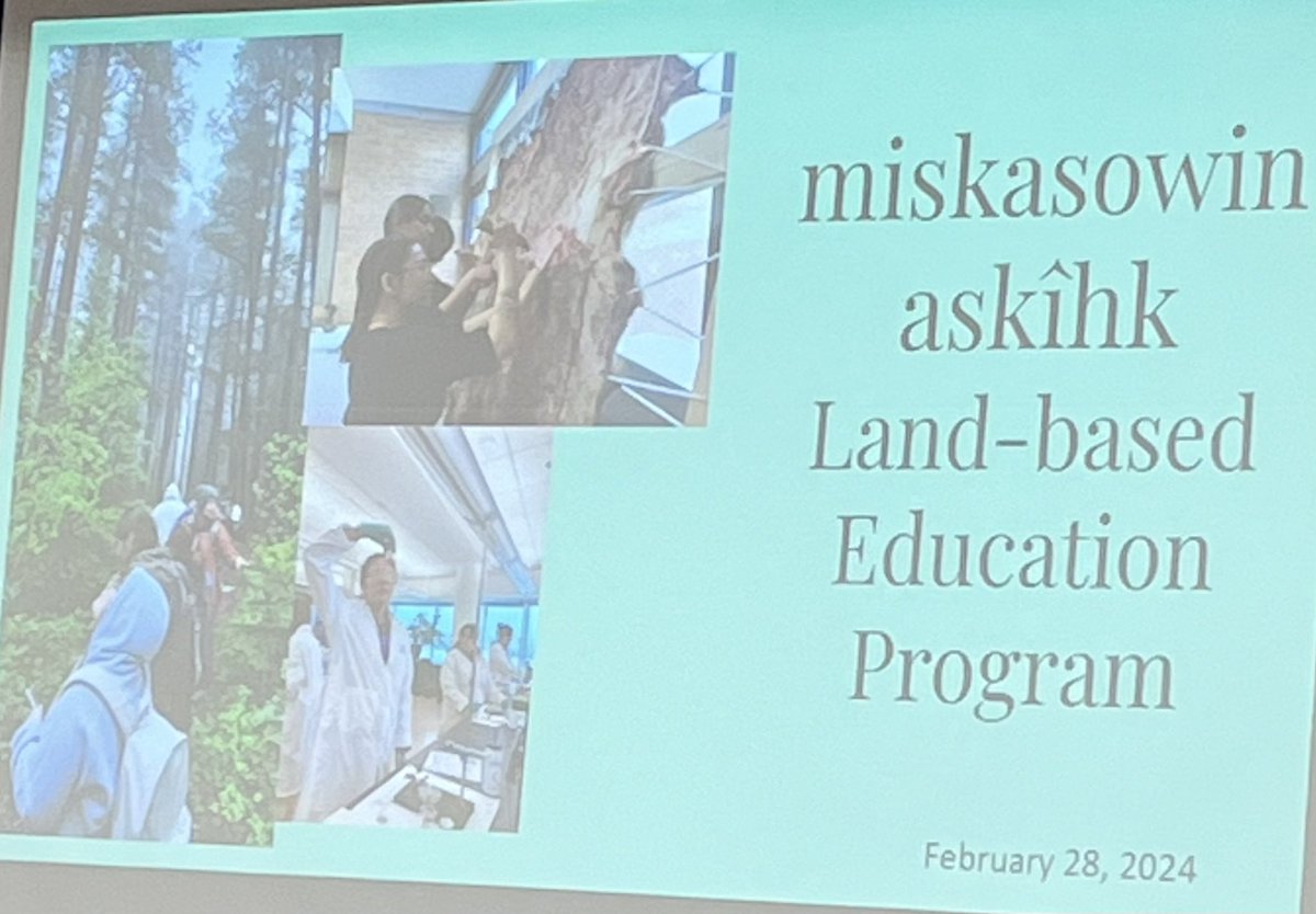 Enjoying the evening with Karen, Tanja, Anthony and Garvin as well as the students. CRP-Miskasowin askîhk-Land based Ed program.