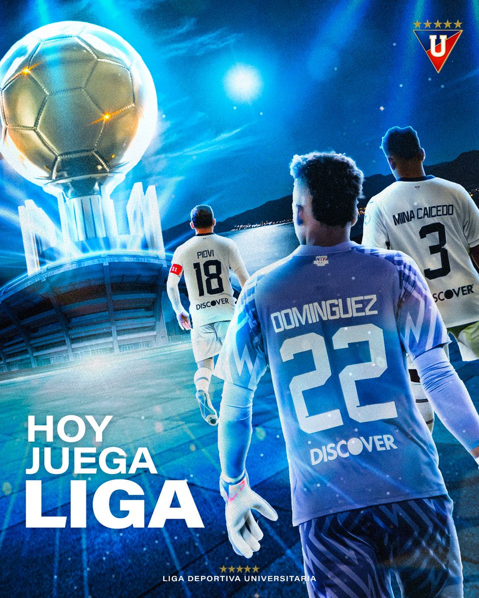 LDU_Oficial's tweet image. ¡LLEGÓ EL DÍA 🙌!

#HoyJuegaLIGA ⚪️🔴
¡Y nada más importa!

🆚 #FluminenseLIGA
🏆 @ConmebolRecopa | Final vuelta 
🕢 19h30