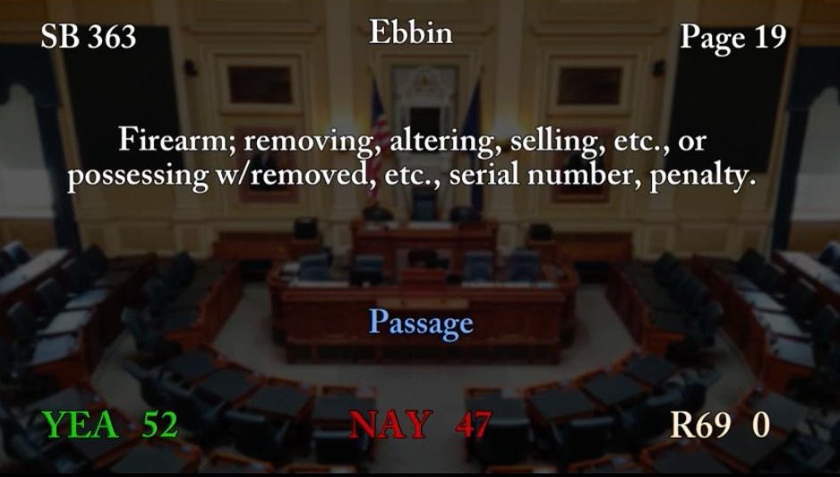 Earlier today SB363 from @AdamEbbin passed the House! We are loving the progress on gun violence prevention today!