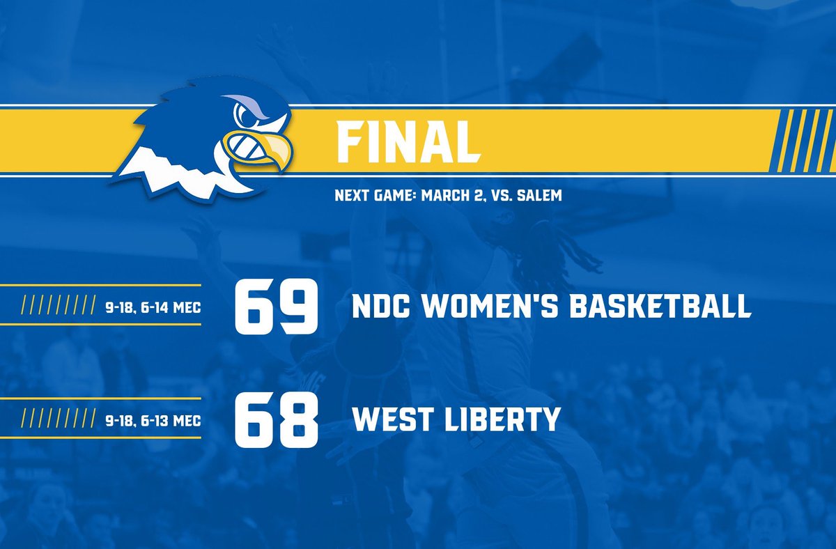 Karli Anker knocks down a free throw with 5 seconds left to win it for NDC‼️ #FlyAbove