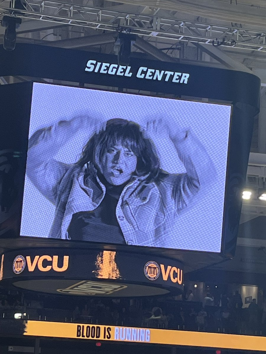 MrsMMClemmons's tweet photo. Is it bad that I’m looking forward to the end of home games only because they’re gonna have to finally mothball this cringy video? #Stoppable https://t.co/yspd5KNyx1