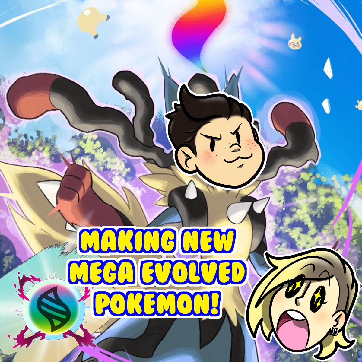 HijinksHandbook's tweet photo. Making new Mega Evos! Come join us on Live on Twitch!

https://t.co/3qnIDFOzAr

#pokemon #artstream #art #MegaEvolution #fanart https://t.co/VyzYT26IYy
