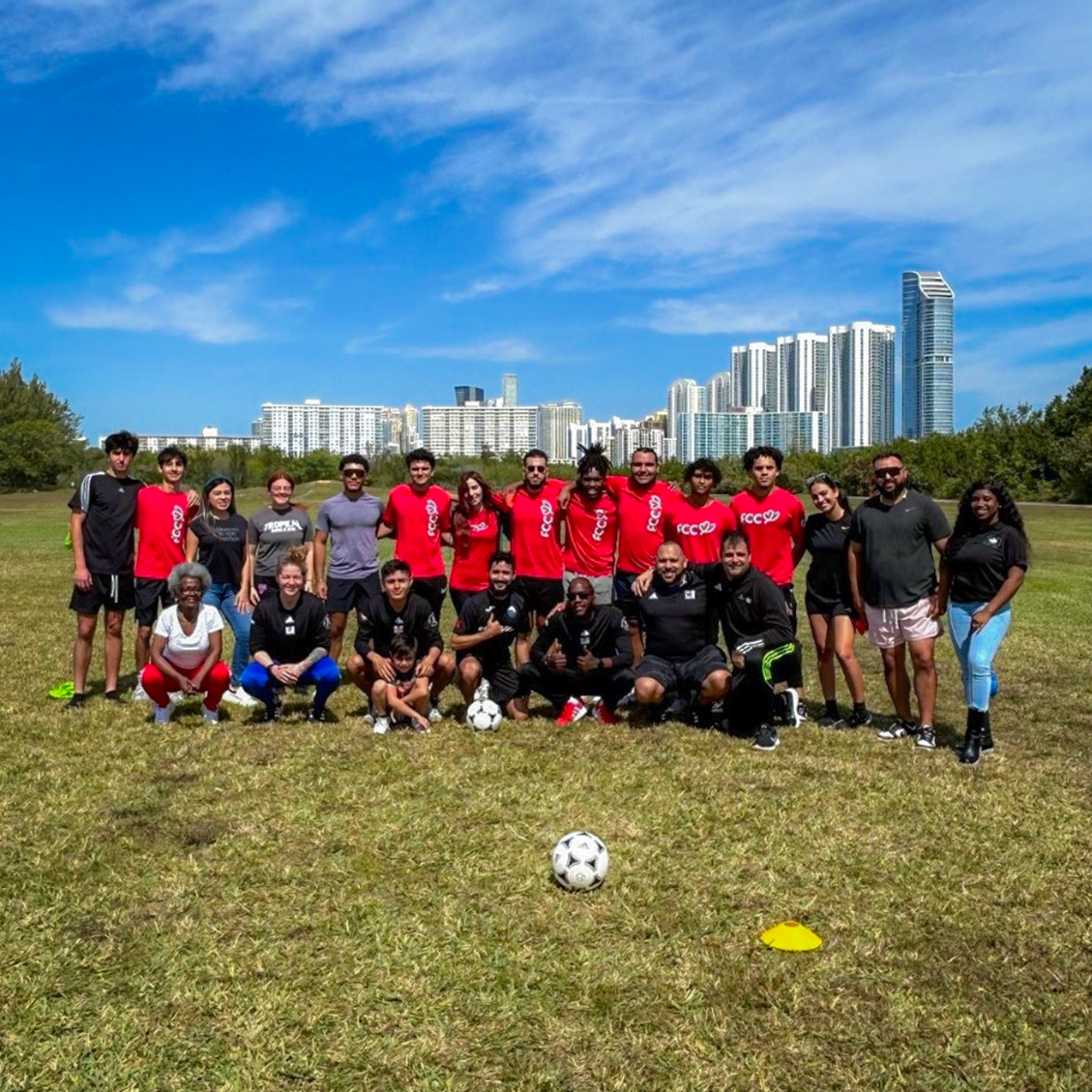 Training, in collaboration with @officialfccusa, for this spring's #JustBall League was more than just drills—it's about building a brighter future for Miami's youth. Together, we're not only scoring goals but fostering social-emotional wellness in underserved communities!