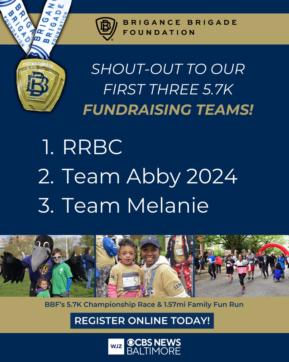 We're 2 months out from the 5.7K Race at the @MarylandZoo! 🎉 BBF sends its appreciation to our first three fundraising teams pledging their early support in raising funds for our #ALSChampions. To register, click here: bit.ly/3Za6eyN #BBFZoo2024