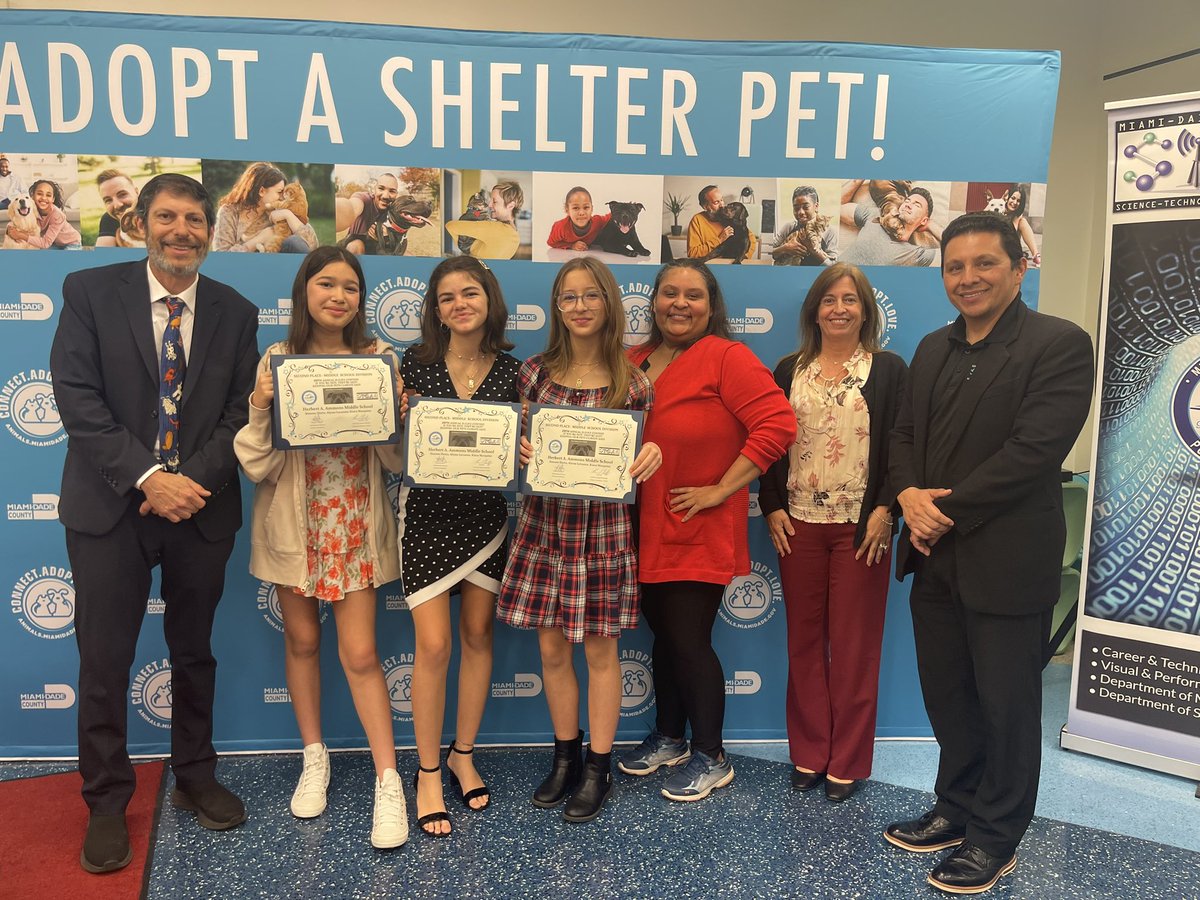 Congratulations to our students Simone Dorta, Alyssa Lecuona and Kiara Marquez for their 2nd place finish in the HOPE Contest.  Shout out to their teacher Ms. Prado.  <a href="/MDCPSSTEAM/">M-DCPS STEAM</a> <a href="/MDCPSSouth/">South Region Office</a>
