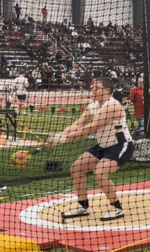 Excited to represent St. Ignatius at the OATCCC D1 State Indoor Track &amp; Field Championship in Weight Throw. Thank you Coach Wirtz! #AMDG