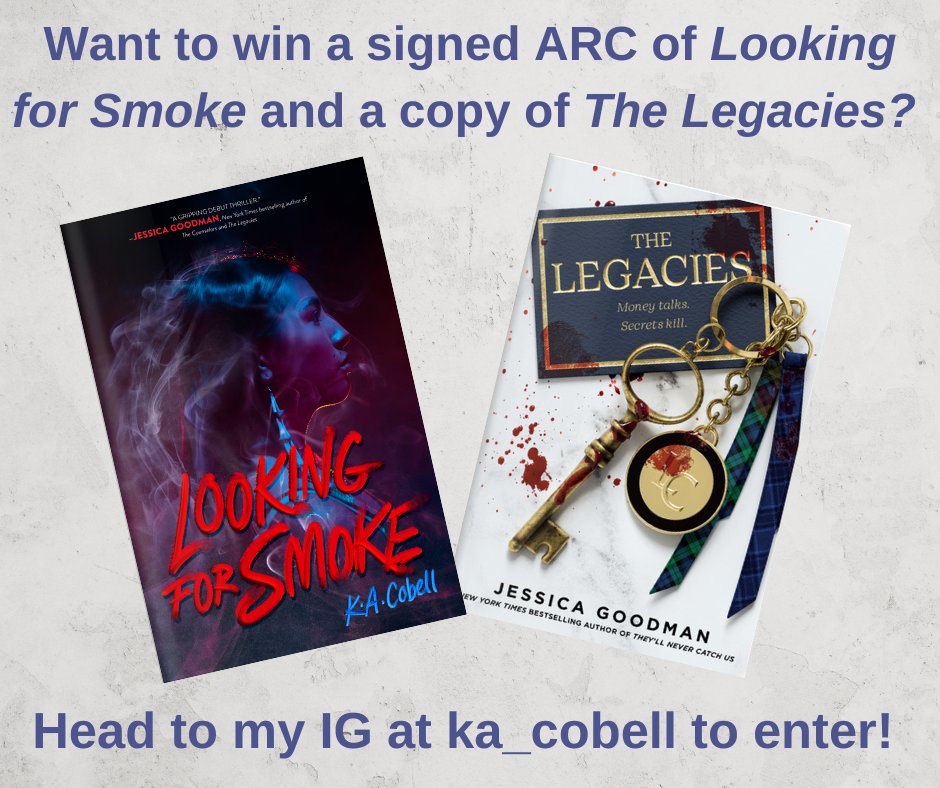 Looking for Smoke's first blurb reveal!!! (And a GIVEAWAY is happening too!) “A gripping debut thriller with dynamic characters who leap off the page and demand to be heard.” -Jessica Goodman, New York Times bestselling author of The Counselors and The Legacies