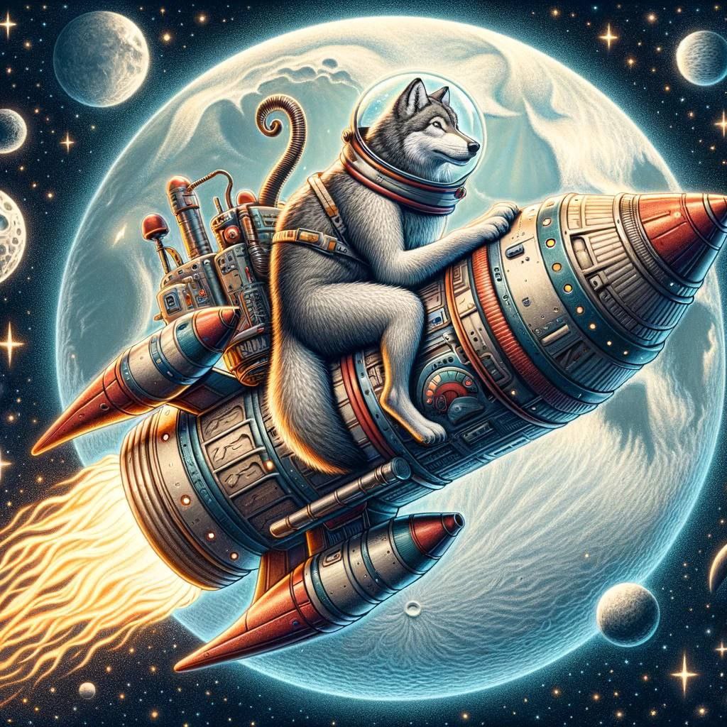 globetrottn11's tweet image. The one and only $Wolf #CommunityOverEverything