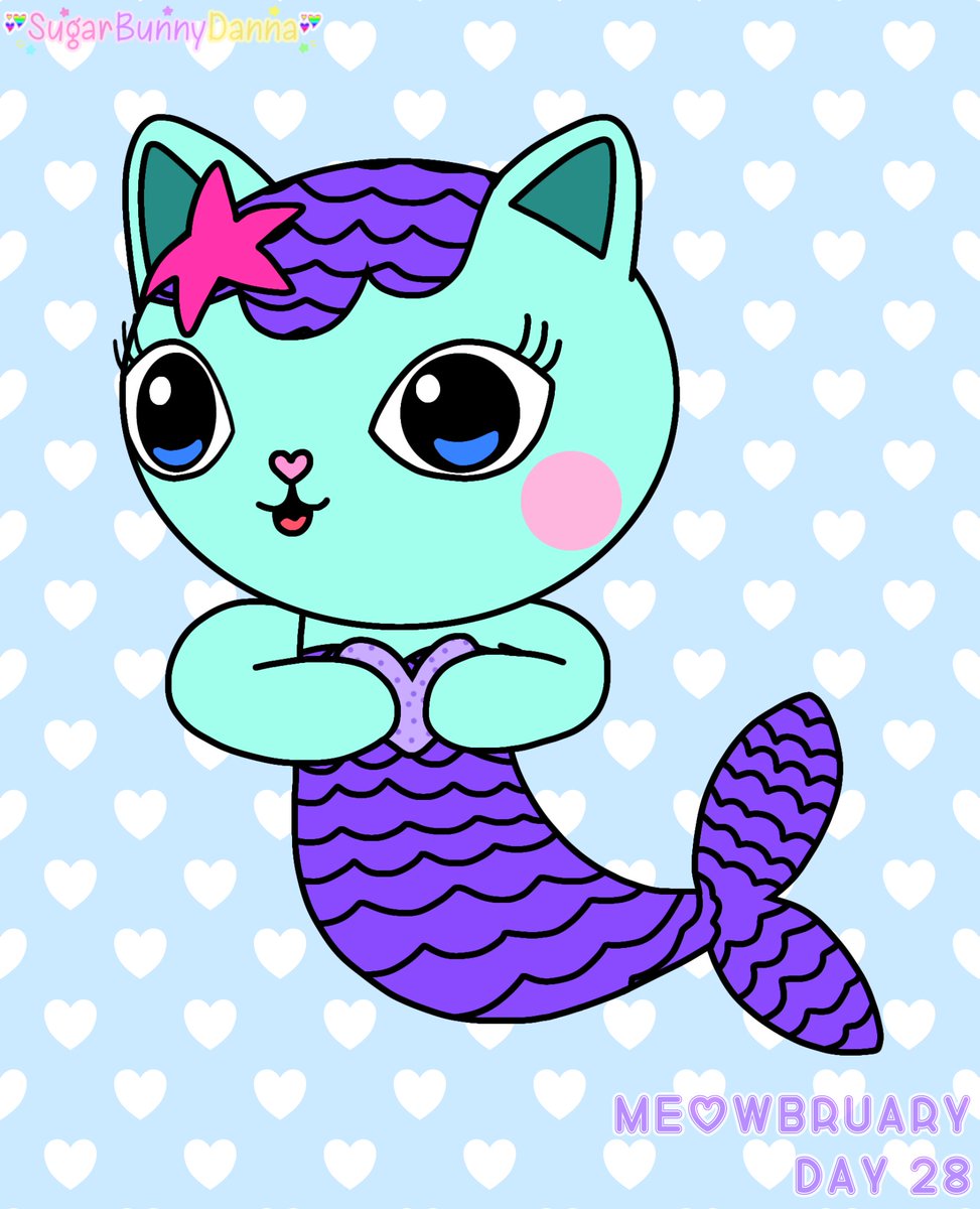 😺 Meowbruary 😺 Day 28 😺

Mercat is holding an purple heart-shaped stone💜
♡
♡
♡
♡
Tagz
#meowbruary #day28 #gabbysdollhouse #gabbysdollhousefanart #mercat #🧜‍♀️ #💜 #February #February2024