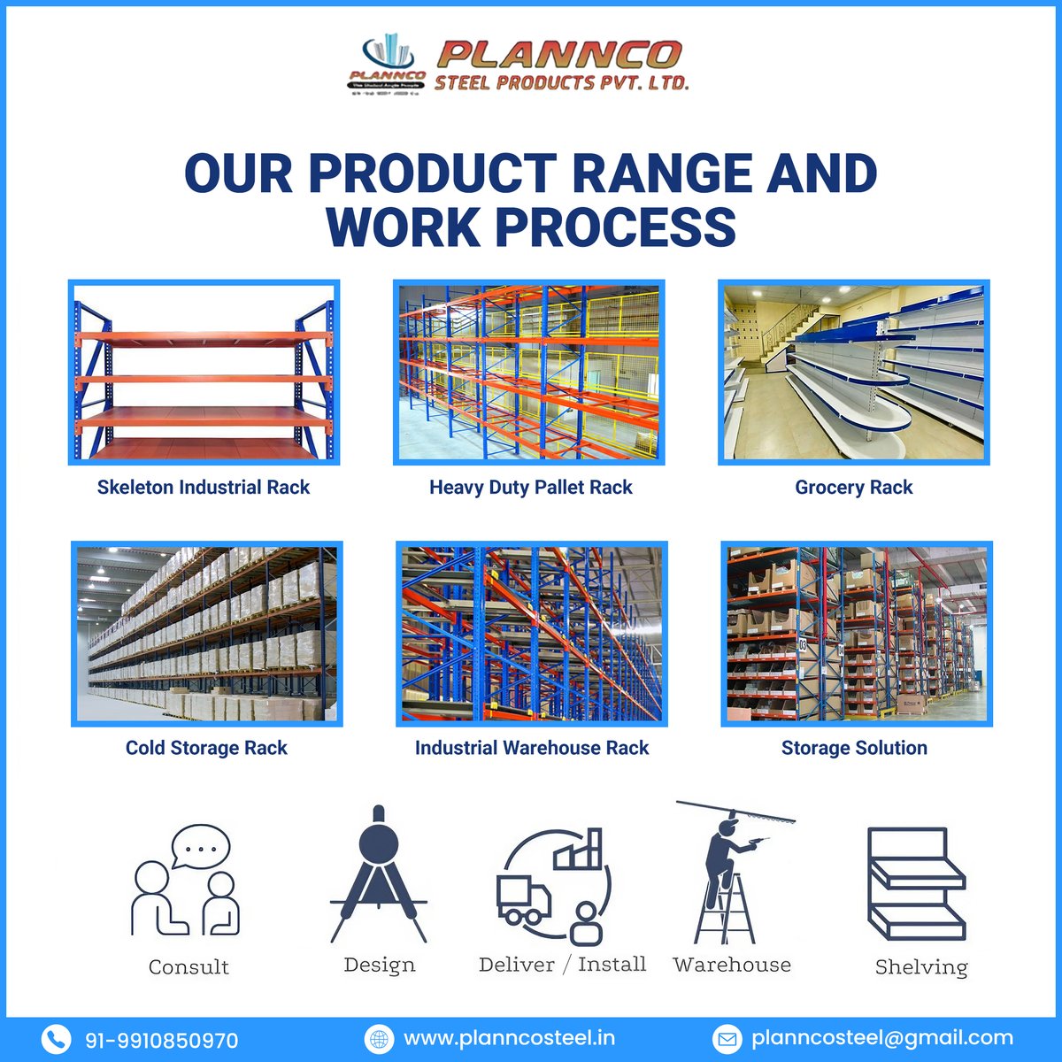 planncosteelin's tweet image. Ready to upgrade your #storage? Contact us today for a free quote

📲: +91-9910850970
🌐: planncosteel.in
📧: planncosteel@gmail.com

#PlanncoPride #coldstorageracks #manufacturers #groceryrack #storagesolution #modernwarehousestoragerack #racking #warehouserack #rack