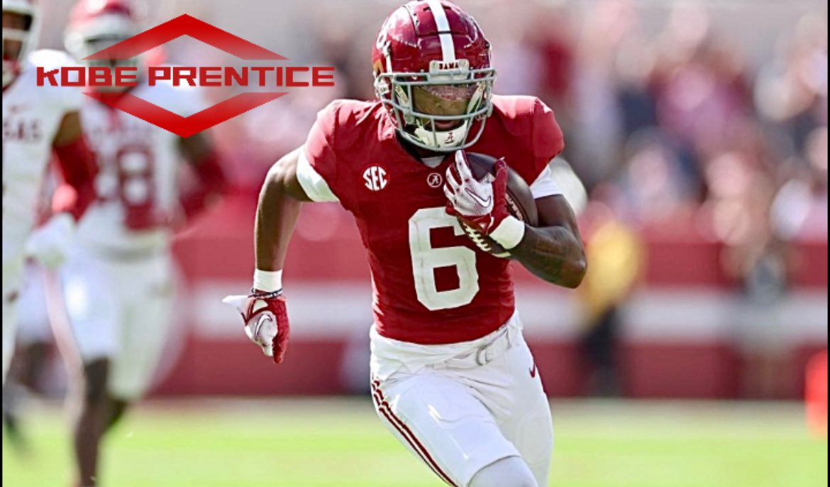 RunTheTableSTV1's tweet photo. With all of the new weapons on board for Bama this season, we cannot for 1 second forget about this dog! #kobeprentice Trust me, his spot is locked up, loaded up and ready to ball out! Ain’t no doubt about it! Watch em create big value for himself this go round! #rolltide #bamanation