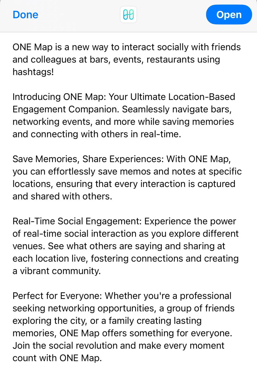 <a href="/harmonyprotocol/">Harmony 💙</a> is building AI enabled future  🚀 

Introducing: “ONE Social Map 🗺️ “ is a NEW way to interact socially with every $ONE 

Available on Apple  App Store 👀