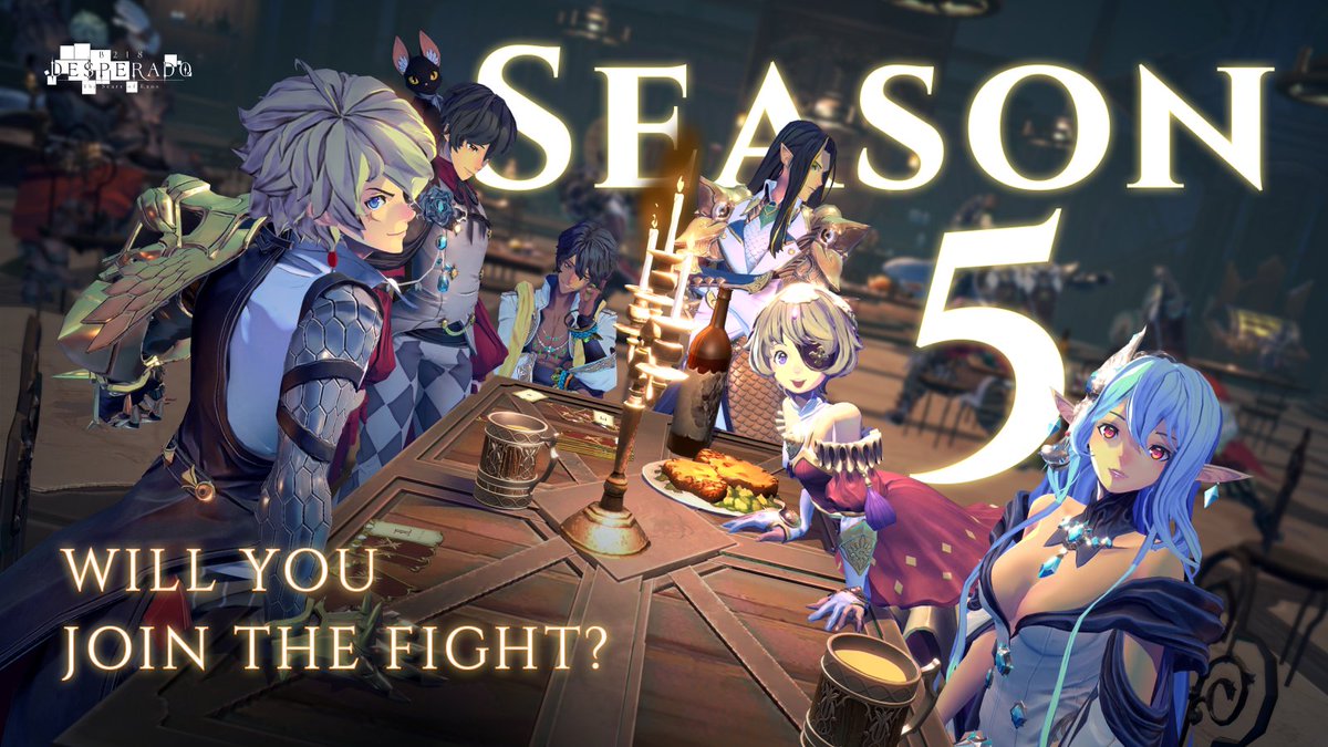 DESPERADOB218's tweet photo. ⚔️Death+Paradox Season 5⚔️
@DESPERADOB218 season 5 is now on! Season cycle has been adjusted to 4 weeks and rewards have been changed as well!

🗓️ Feb.29 ~ Mar.28
🎁 Agent Tickets based on rank &amp; tier

Download game launcher 👇
https://t.co/wKkhLrGHoj https://t.co/ALlA4P4JN7