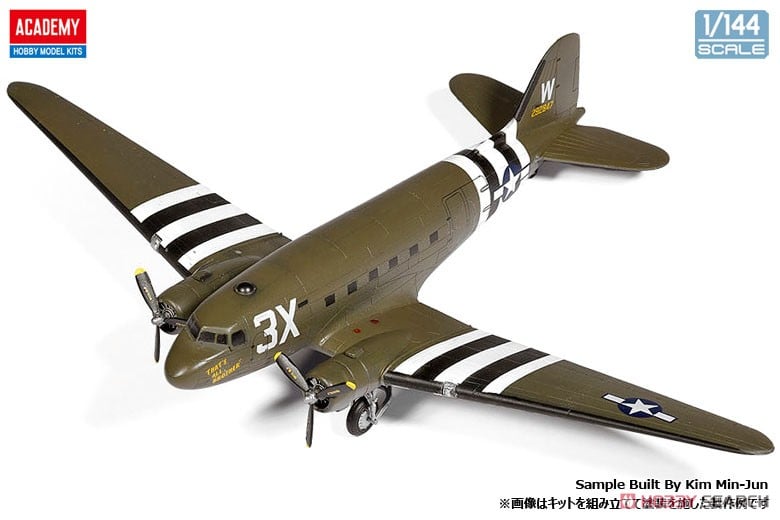 hobbysearch_mm's tweet photo. 【4月再販予約】Academy(アカデミー)
1/144 C-47 スカイトレイン
好評ご予約受付中です。→ https://t.co/wW89CnF0cP
#プラモデル #プラモ #C47Skytrain #Plastickits #Plasticmodel #Scalemodels https://t.co/xjDTiKGtqi