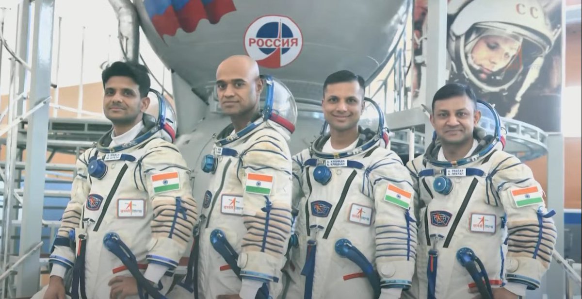ISRO declares name of Indian Astronaut for Gaganyaan mission.🇮🇳🚀

Prashant Nair
Ajit Krishnan
Angad Pratap
Shubhanshu Shukla

These journey inspire our upcoming generations and contribute to the advancement of space exploration!
#ISRO #GaganyaanMission #อุงเอิง #Vina2024  #bbtvi