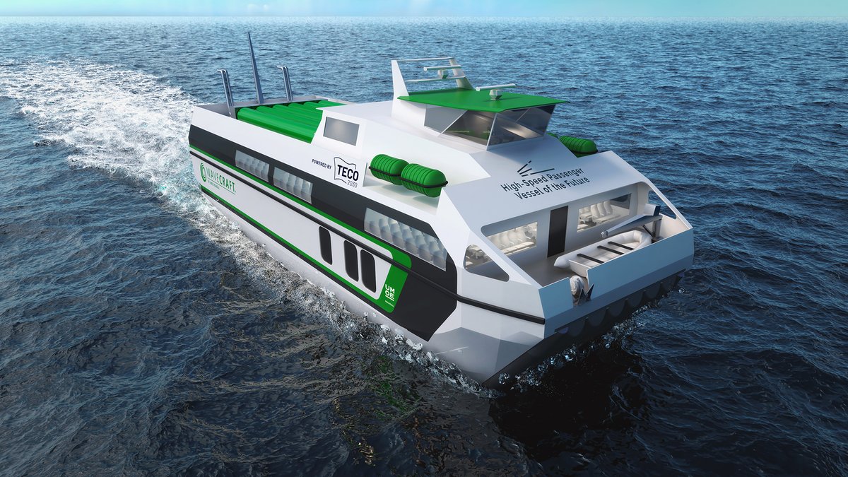 TECO 2030 and Umoe Mandal receives preliminary approval for high-speed vessel design! Contact us to learn more about this vessel, post@teco2030.no. #hydrogen #fuelcells #environment