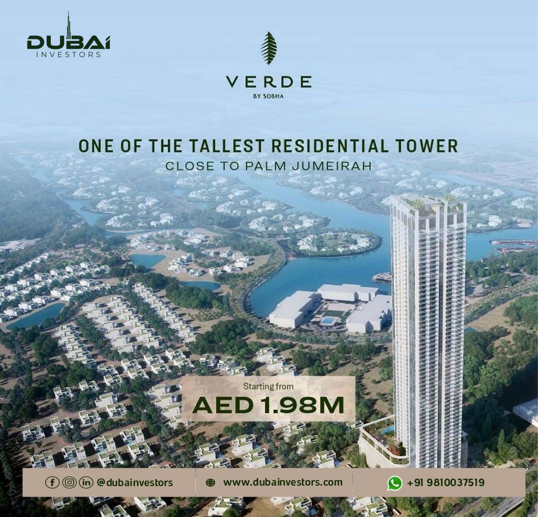 🏙️Bringing a top notch development, Sobha Verde at (JLT), Dubai presents luxury 1, 2 &amp; 3 bedroom apartments developed by Sobha Group. 

#SobhaVerde #JumeirahLakeTowers #SobhaGroup #JLTCommunity #SobhaDevelopers #SobhaQuality #JLTViews #SobhaDubai #Dubaiproperties #UAE