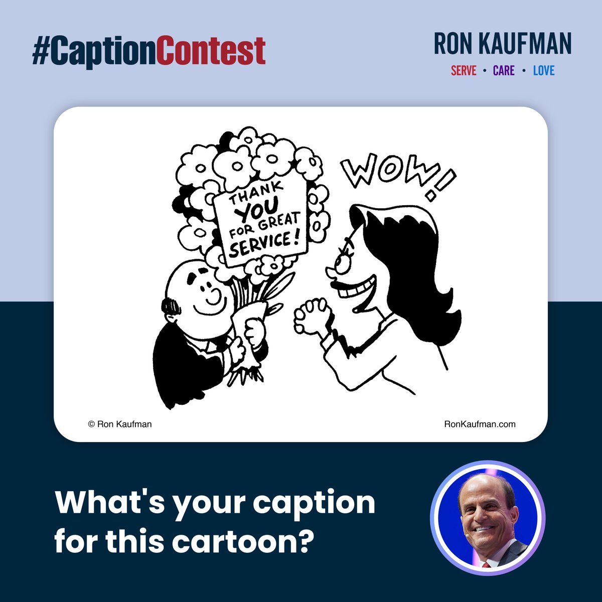 What does this cartoon say to you? What clever captions will you share with us? ​

​#customerservice #customerexperience #people