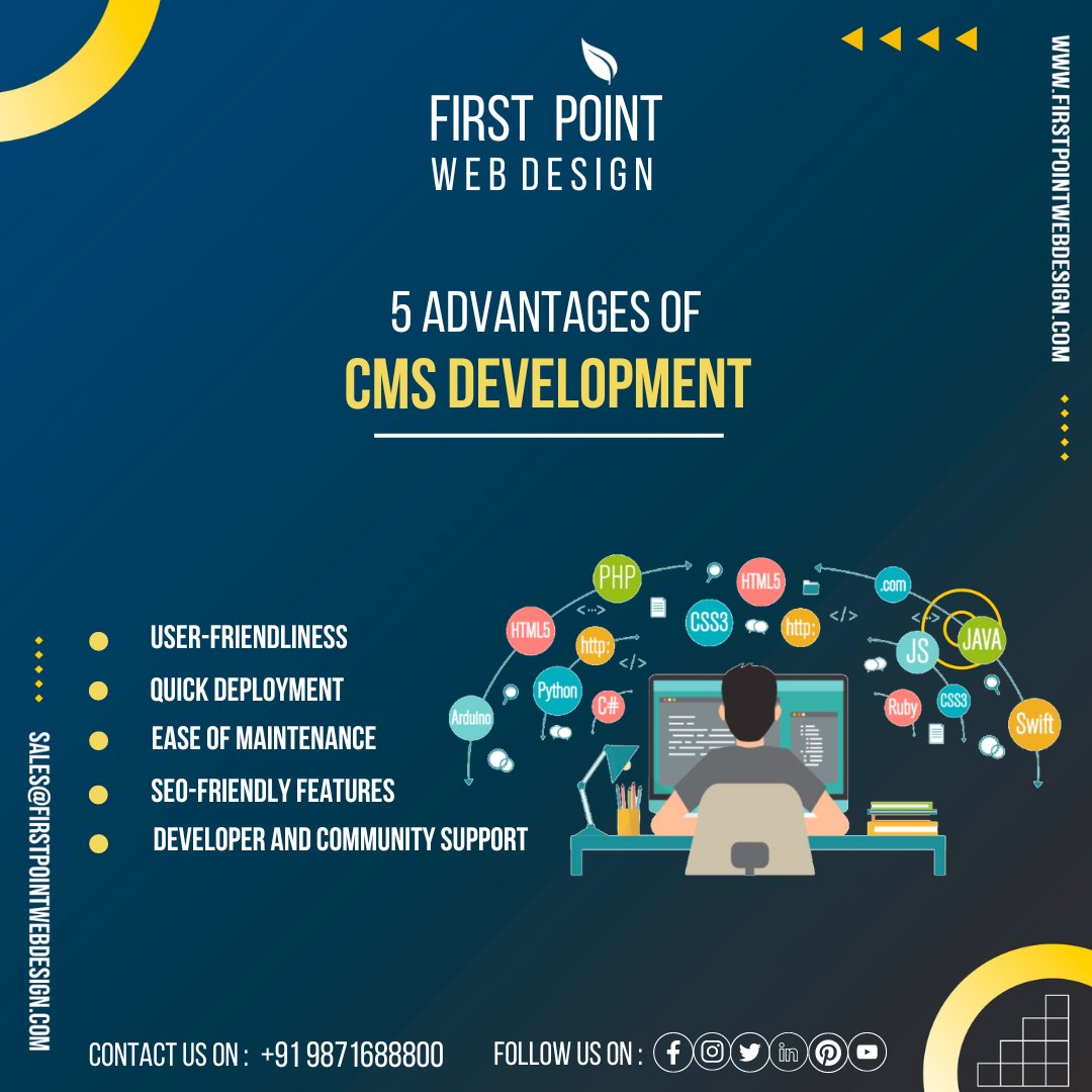 firstpointwebs's tweet image. Creating ubiquitous CMS elements such as WordPress plugins and themes.
.
FOLLOW US @firstpointwebdesign
☎ +91 9871688800
🌐firstpointwebdesign.com
📧Email:sales@firstpointwebdesign.com
✅ WhatsApp Chat: wa.me/919871688800
.
#cmsdevelopment #cmsdeveloper #cmsdevelopers #fpwd