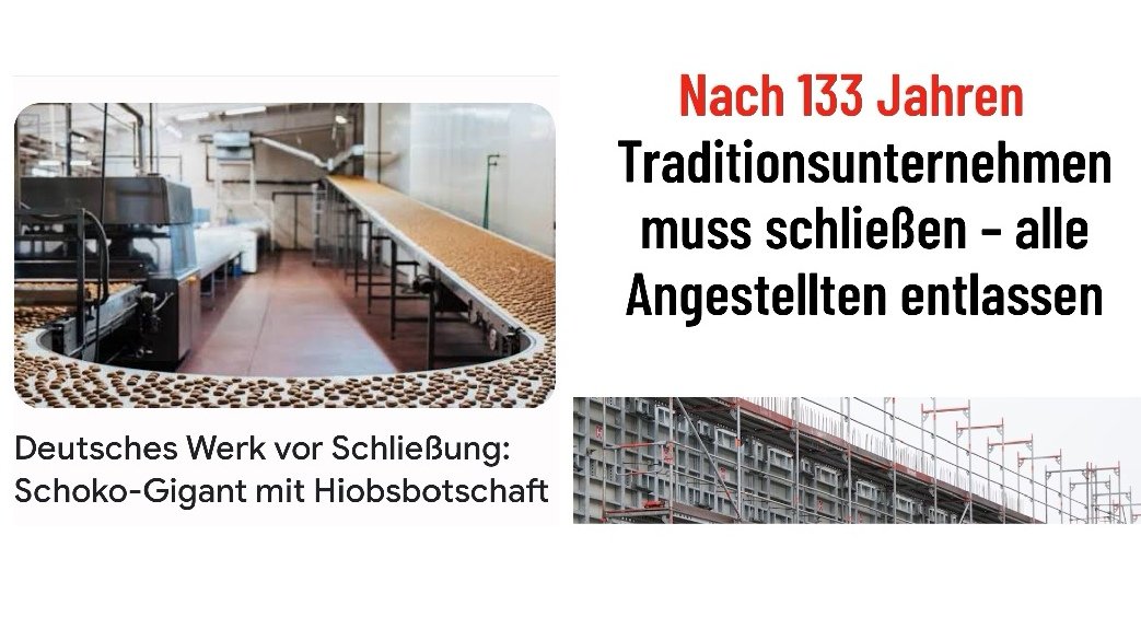 Ine_327's tweet photo. Morgen☕
Wieder hat es zwei erwischt. 
Die Eisen Thiermann GmbH und Barry Callebaut (Schokolade 😥), #Habeck sei Dank. Und von Seiten der "Politik" hört man nur "wir sollten, wir müssen, wir werden"..
Sie schauen eiskalt zu.. https://t.co/J8FdZrZAJn