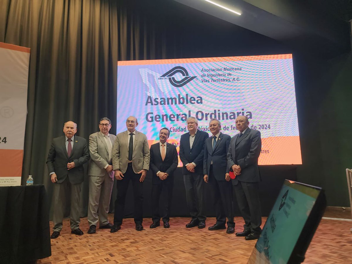 IngCPoon's tweet photo. Los Expresidentes participamos en la Asamblea General Ordinaria de @AMIVTACmx en apoyo a @SalvaFdezAyala Presidente del actual Consejo Directivo presentando buenas cuentas durante su 1er año de gestión.
@AMIVTACmx @SICTmx @PIARC_Roads @FEMCIC1 https://t.co/LgayoGkGoY