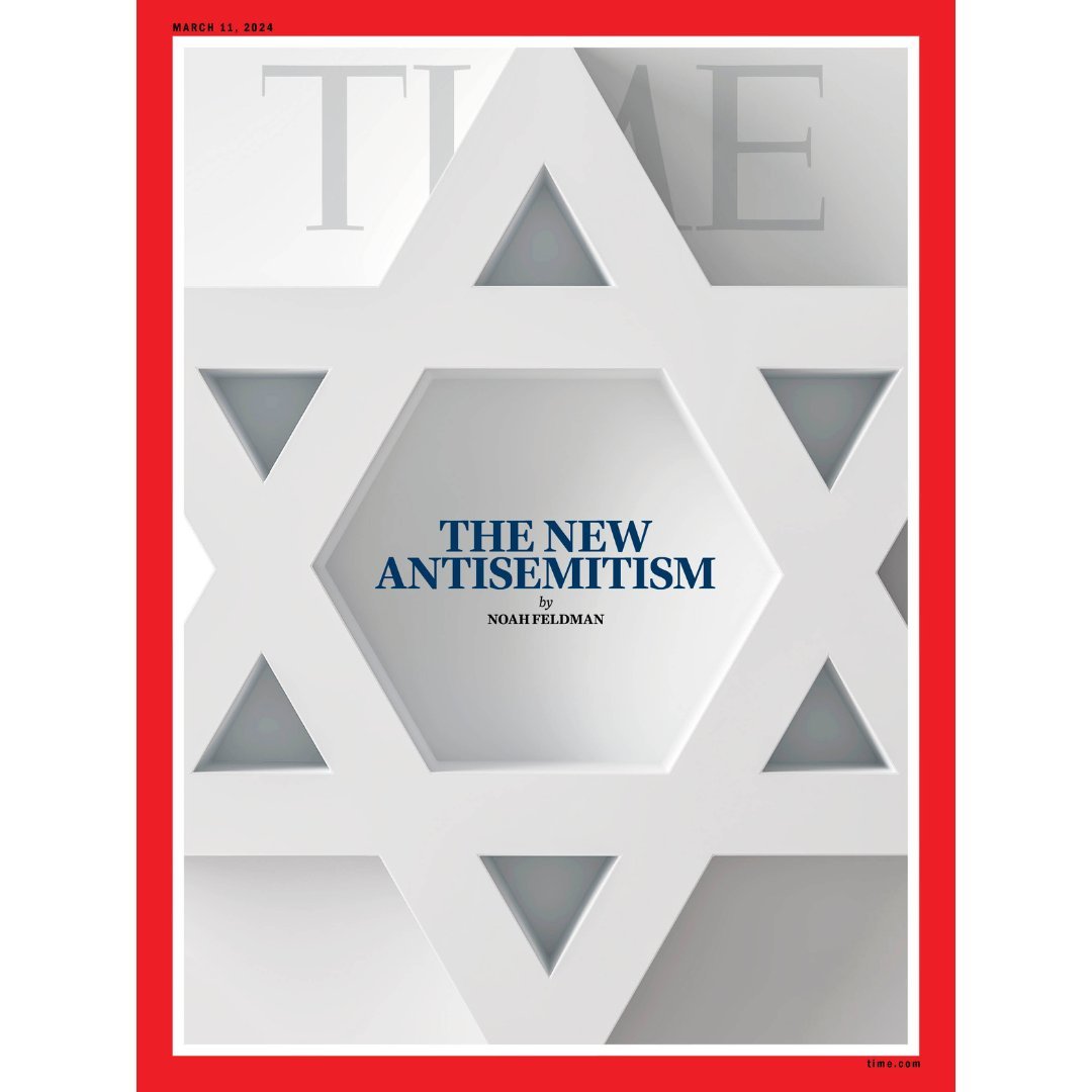 MUST READ The cover of this week’s edition of TIME magazine features an unmissable essay called ‘The New Antisemitism’ by Harvard Law School professor Noah Feldman. There has been no finer piece written since 7 October and we implore you to read it. “In antisemitic discourse,