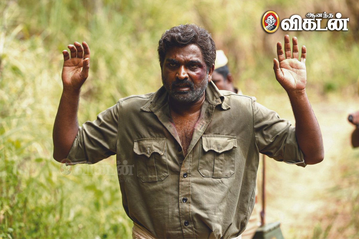 The first images from #ViduthalaiPart2 are here The sequel to the excellent #Viduthalai arrives in theatres soon! #VijaySethupathi #Vetrimaaran PC: @AnandaVikatan