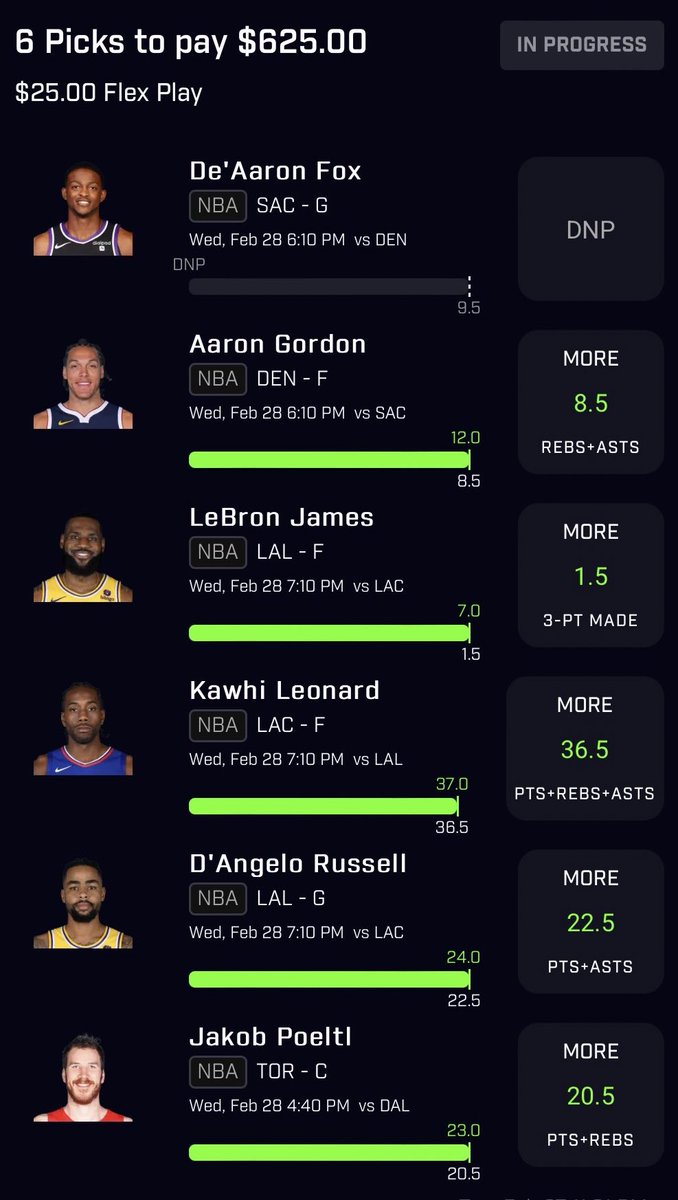 $100 FOR 4 PEOPLE that RT/LIKE👇🏼

5/6✅ Posted for FREE on Twitter✅

VIP💯 Capper Cashed 2 10x✅ to Finish the NIGHT💰💰<a href="/SneetchNBA/">Sneetch🧬</a> 

We on FIRE🔥🔥 Follow for MORE✅

#GoblinPicks #X #PrizePicks #GamblingX