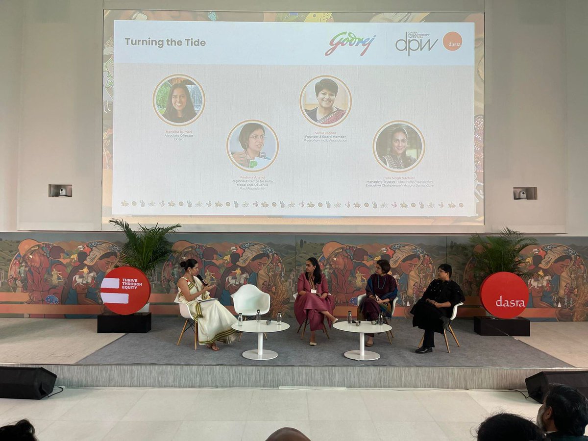 @Tara_SVachani @maxindiafndn “Gender without intersection doesn't work. Behind the numbers are stories and we must understand the reality of these stories. And that is what we need to integrate in gender frameworks” - @ArtForCause, Founder & Board Member, @NGOProtsahan #ThriveThroughEquity #DPW2024