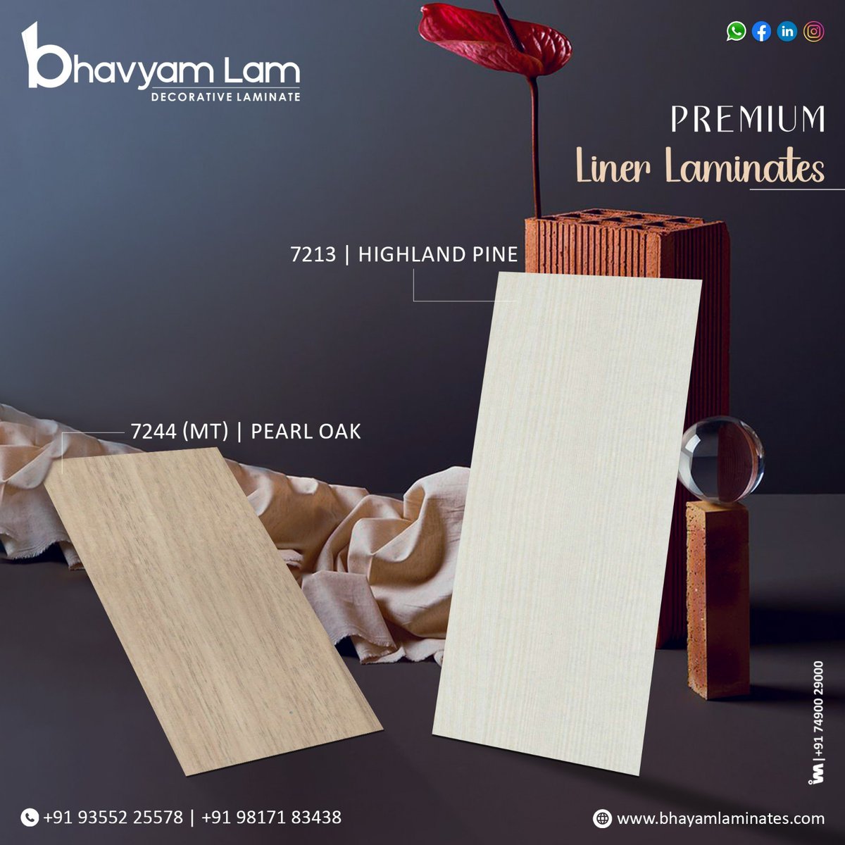 ibais_wooden's tweet photo. BHAVYAM LAMINATES PVT. LTD. (Yamuna Nagar)

For enquiry via WhatsApp click:
https://t.co/svtIpYEwK6

Mr. Saurav Goel - +91 93552 25578
Mr. Aditya Pilania - +91 98171 83438
#premiumlinerlaminate #linerlaminates #linerlam #bhavyamlam #decorativelaminates #woodlam
.
@ibais_wooden https://t.co/LGySYRmygo