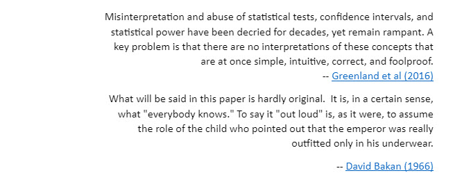 ronnyk's tweet image. P-values have been misinterpreted for years.
Here is a summary doc with five of the best modern references I could find, with excerpts and annotations: bit.ly/pvalueMisinter…
#experimentguide #pvalue