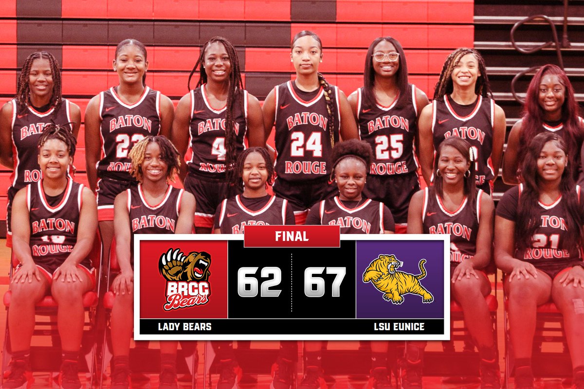 Baton Rouge Lady Bears fall tonight to the LSUE Lady Bengals 67 to 62 to close out the regular season #clawsup