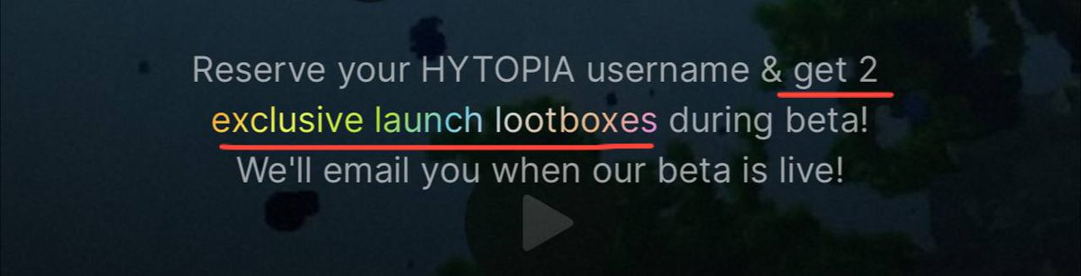 🔎 Hytopia 💎 Reserve your username + GET FREE 2 Lootboxes

🖲 Claim here : preregister.hytopia.com/ezzrentli

- Enter Username
- Enter Emai

#sol #Airdrop #Giveaway