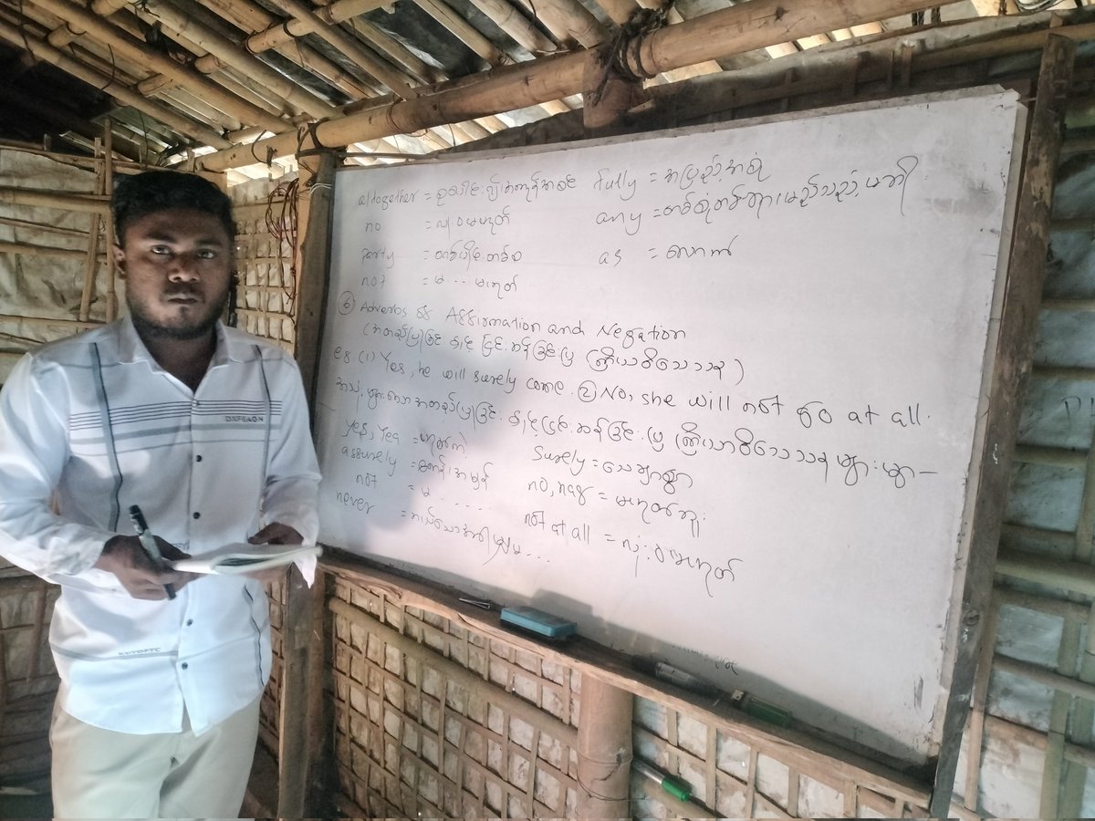 Good morning 👏
Being a teacher is not easy !It is a big effort with several tasks through the struggling in 
low paid .
#educationforall #humanityforeducation 
#emergency #SupportEducation 
Ro Ziya Bol Houqe
