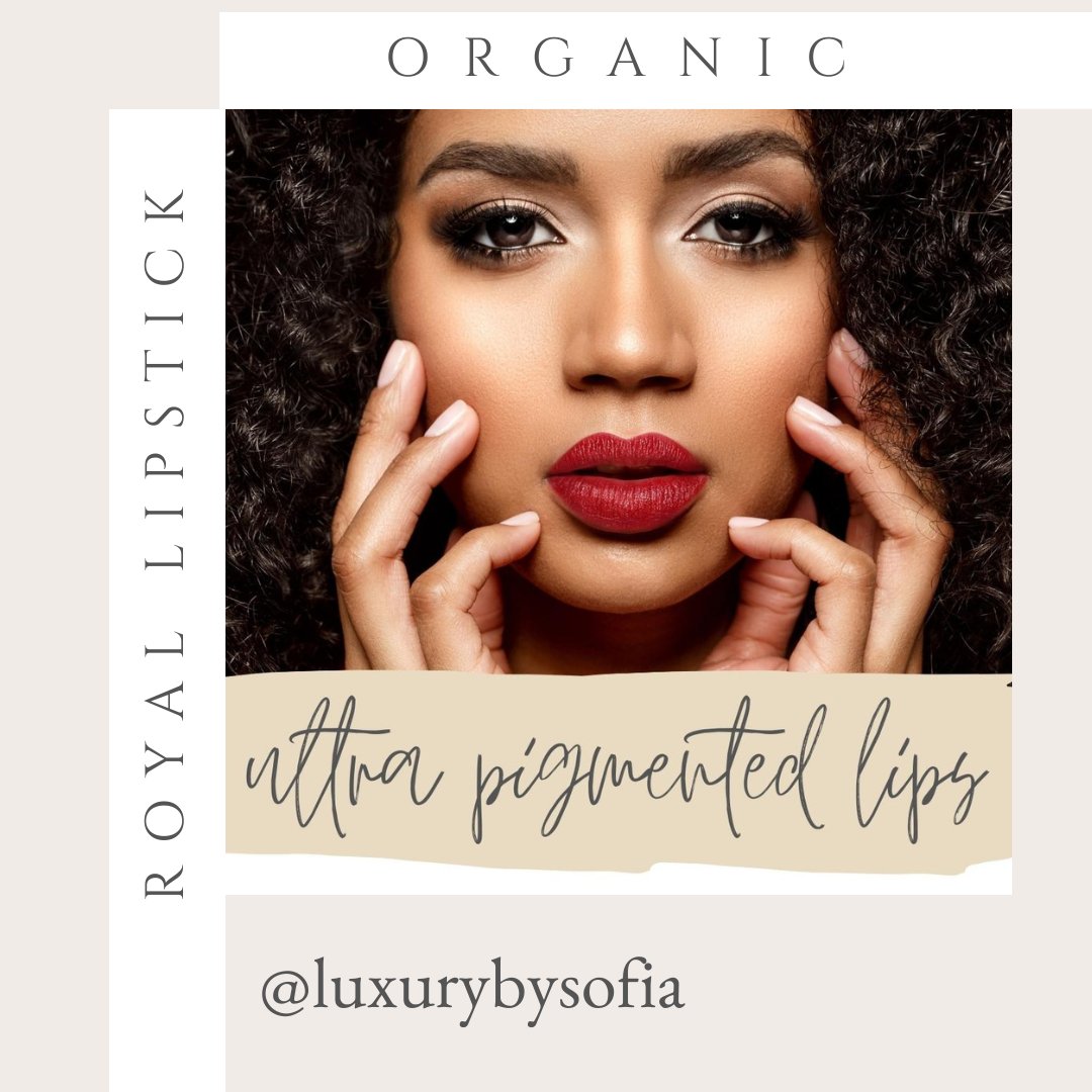 LuxurybySofia's tweet photo. Dive into luxurious color with our ultra-pigmented Royal Lipstick - Organic! 💄💖 Don't wait—click the link in our bio and treat yourself today.
https://t.co/UCYh8S6TvZ
.
#luxurybysofia #makeup #organic #lipstick #ShopNow #BoldandBeautiful https://t.co/K9uhJOxZ7u