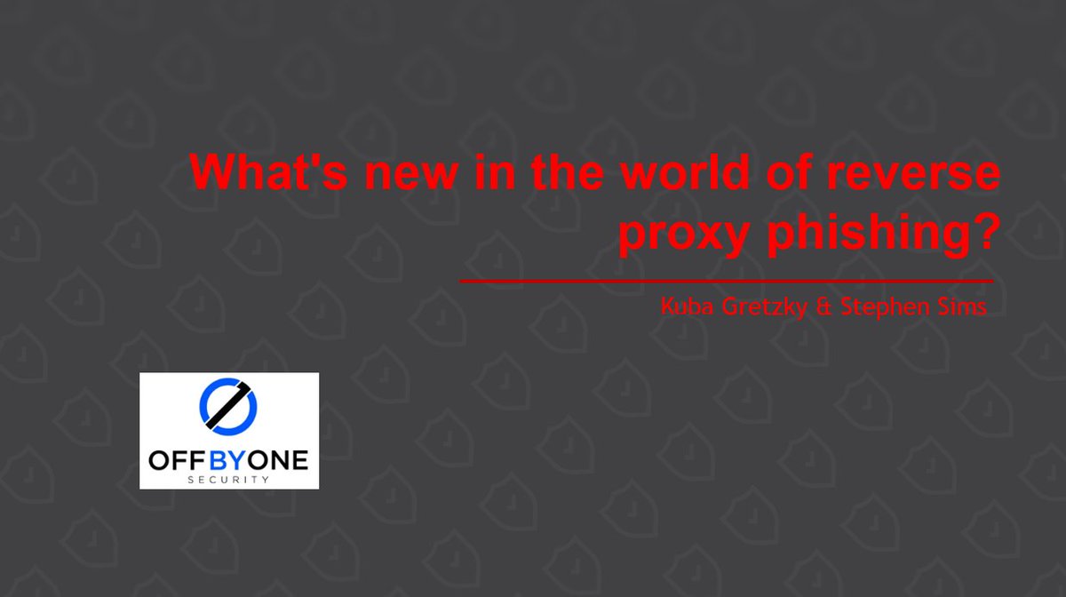 Join us this Friday at 11AM PT with @mrgretzky as he shares with us his latest work on Evilginx and MFA bypasses! We will be giving away THREE free seats to Kuba's 'Evilginx Mastery' course! For those who don't win, we'll provide a 20% discount code! youtube.com/watch?v=bomHX1…