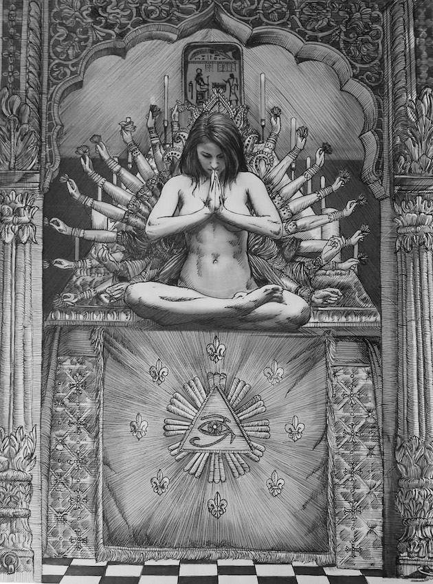 SubRosaMagick's tweet photo. “Everything changes when you start to emit your own frequency rather than absorbing the frequencies around you, when you start imprinting your intent on the universe rather than receiving an imprint from existence.”
― Barbara Marciniak

Art by Robert Buratti https://t.co/rvseq8OTEE