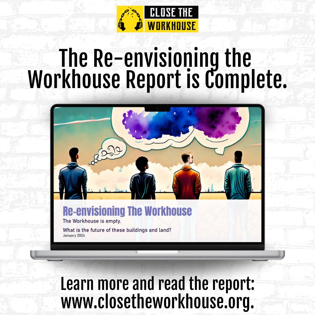 The @CLOSEWorkhouse report on Re-Envisioning the Workhouse is LIVE! Visit closetheworkhouse.org to learn more as we build towards next steps for the land and space. Forever grateful to the community input, partners in the work, and all of YOU. Better is possible.