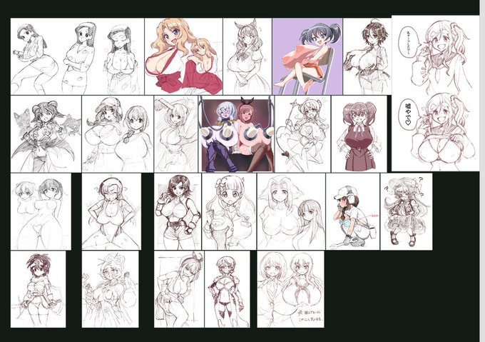 先月の入れてなかったからついでに入れるか…♤ #今月描いた絵を晒そう 