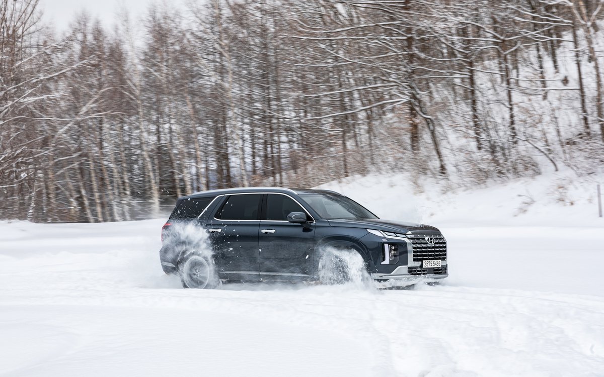 HMGnewsroom's tweet photo. The coolest farewell to South Korea's winter in #PALISADE.

#Hyundai #HyundaiPALISADE #SUV #Winter https://t.co/NmSwWjSEsg