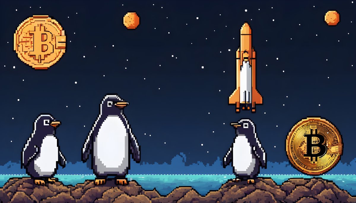 PENGUIN (@penguin404avax) on Twitter photo Brace yourselves, fam!
#BTC is making a comeback to its All-Time High! 🌕
How about we get $PENGUIN back on top of <a href="/avax/">Avalanche🔺</a>?🐧
Let's blast off to the MOON together! 🚀
#PENGUIN #AVAX #ERC404 Brace yourselves, fam!
#BTC is making a comeback to its All-Time High! 🌕
How about we get $PENGUIN back on top of <a href="/avax/">Avalanche🔺</a>?🐧
Let's blast off to the MOON together! 🚀
#PENGUIN #AVAX #ERC404