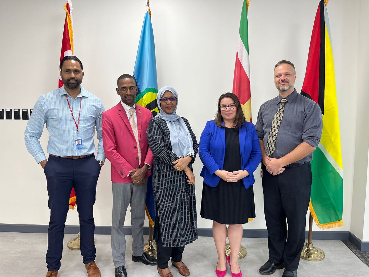 Great to meet today with the Head of Development Cooperation Adam Loyer @CanAmbGuyana to discuss our work to promote sexual and reproductive health and rights in Guyana’s hinterland region. @UNFPACaribbean is grateful for the partnership with 🇨🇦 across the Caribbean! #EQUALSRHR