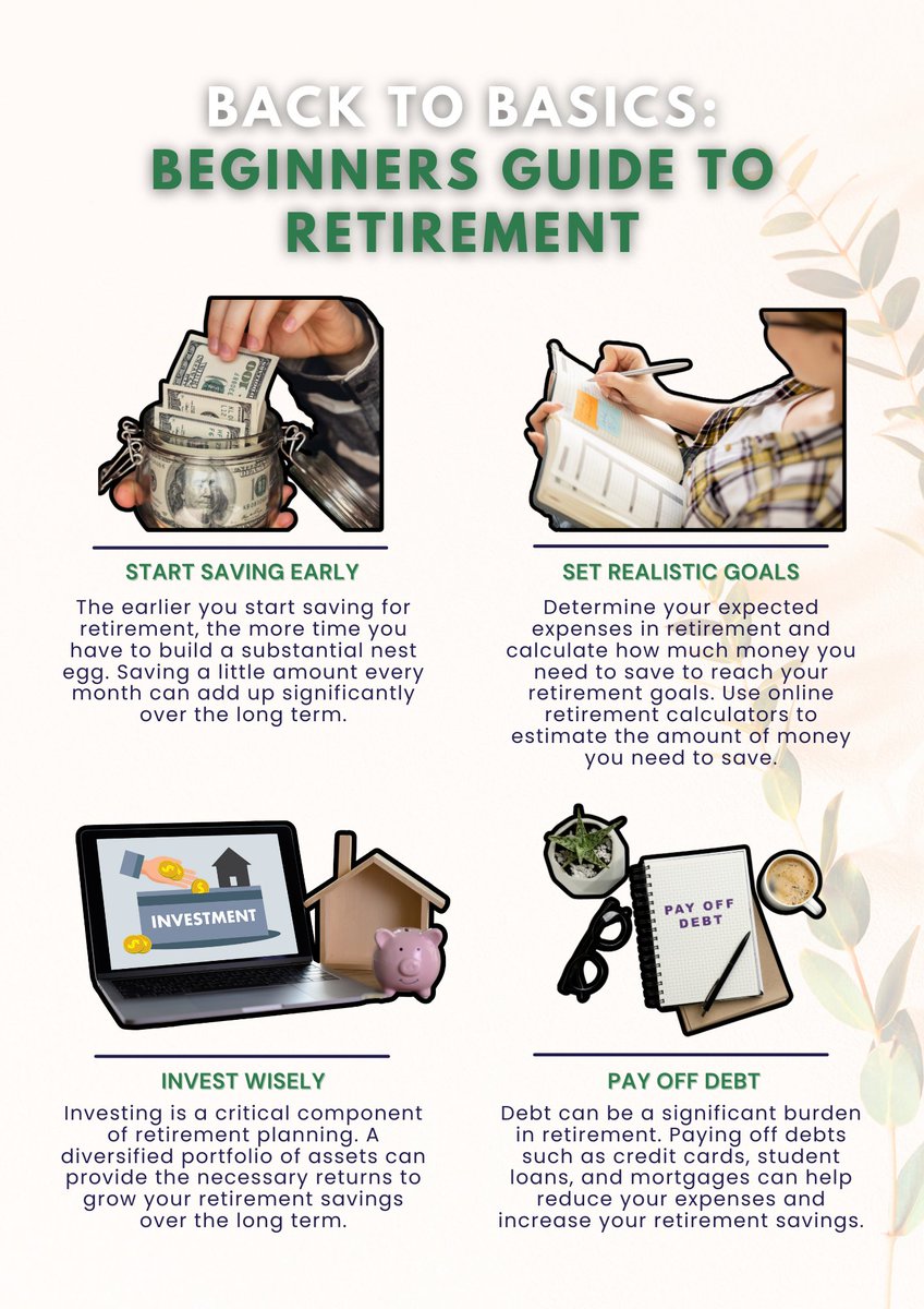 dinks_finance's tweet image. Embark on your retirement journey with confidence! Learn the essentials and plan your golden years like a pro.  

#RetirementGuide #FinancialFreedom #FinancialHacks #SavingTips