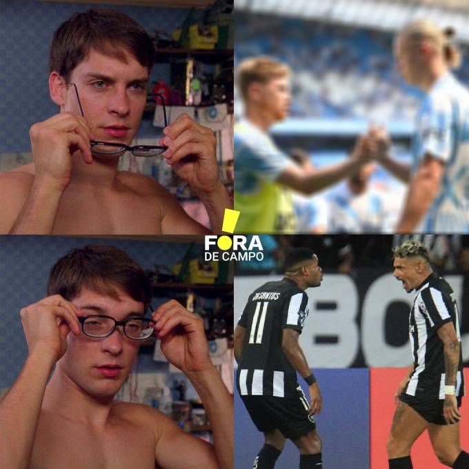 lancenet's tweet photo. Só o tempo dirá qual dupla foi maior na história do FUTEBOL! 🤣⭐️⚫️⚪️
#foradecampo #lancemais #lancehumor #botafogo #TiquinhoSoares #JúniorSantos https://t.co/q26gIyz0Dz