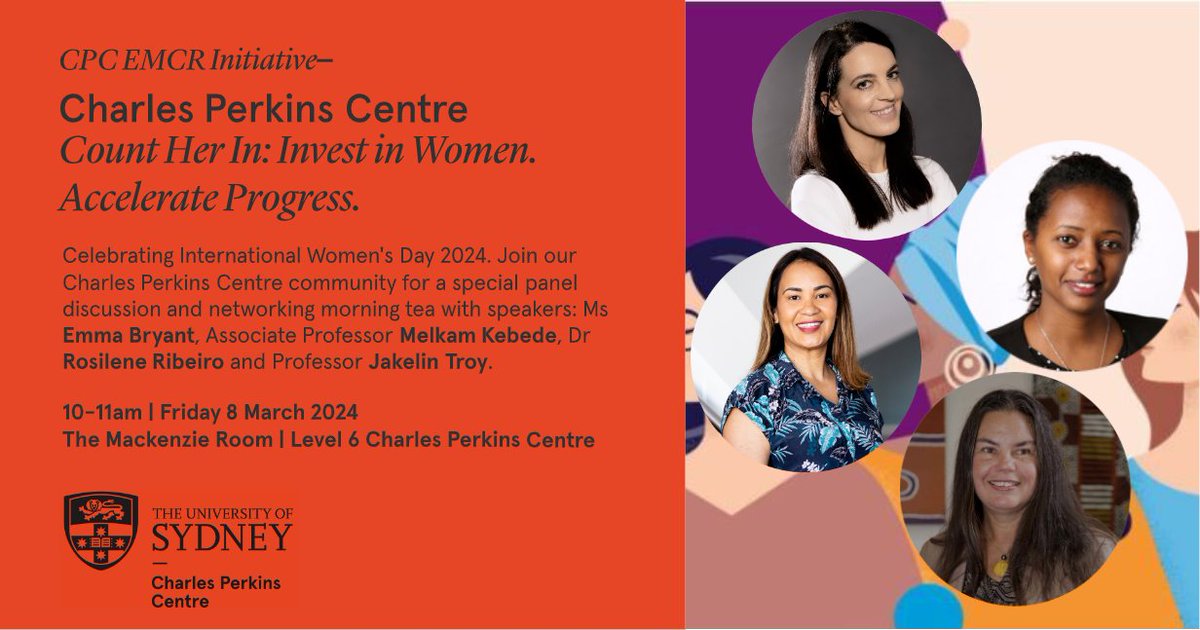 Make sure you come along next friday to celebrate International Womens Day with us. Register here: cpc-comms.sydney.edu.au/pub/pubType/EO…