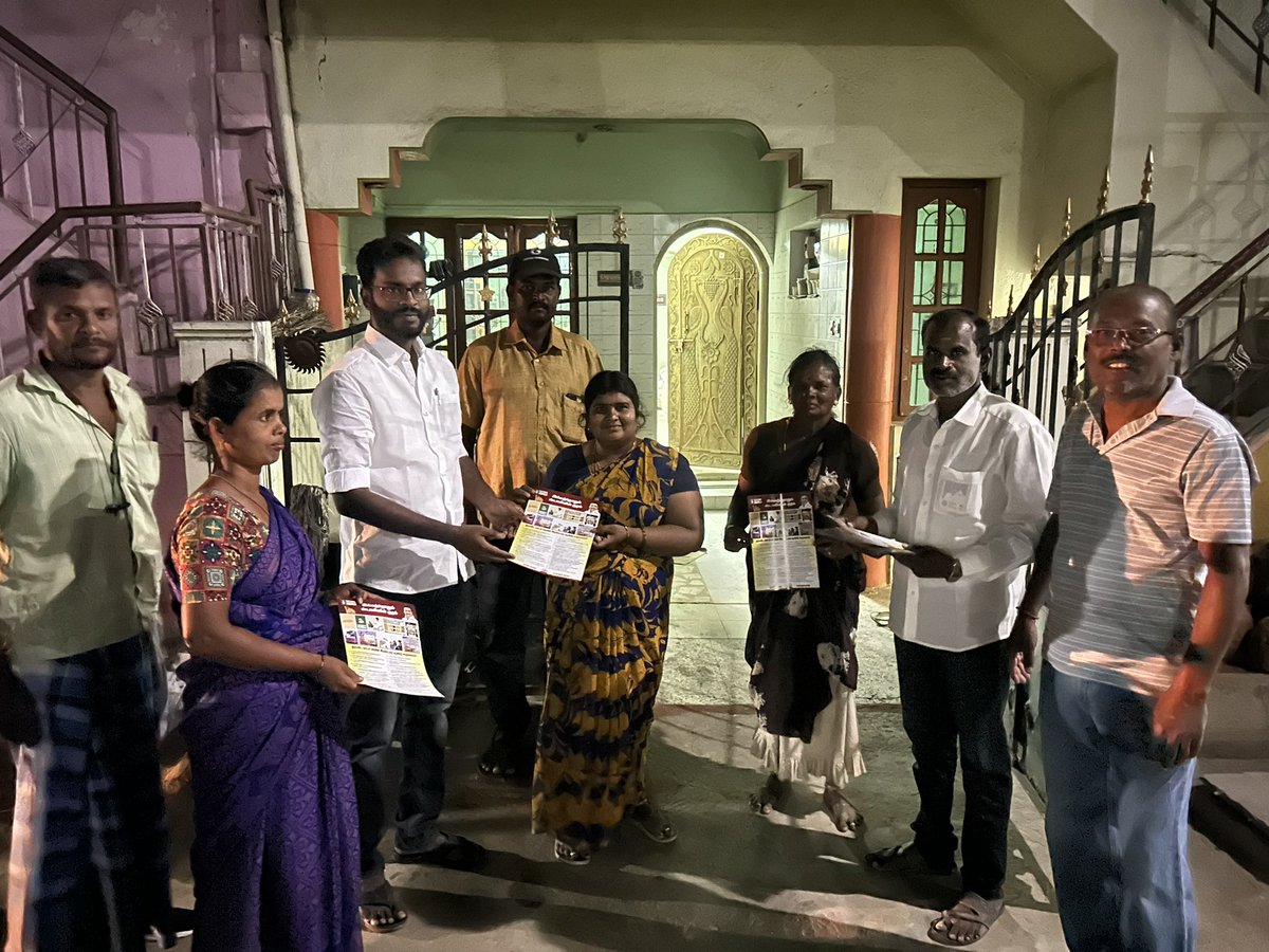 tpsSankar's tweet photo. மாண்புமிகு கழகத் தலைவர் தளபதியார் @mkstalin அவர்களின் ஆணைக்கிணங்க இல்லம்தோறும் ஸ்டாலினின் குரல் திண்ணைப் பிரச்சாரம் தடங்கம் ஊராட்சி நேரு நகர் பகுதியில் வீடு வீடாக சென்று கழக அரசின் சாதனைகளை விளக்கி பிரச்சாரம் மேற்கொண்டோம்.
@arivalayam @Udhaystalin @PThadangam https://t.co/Wc0HzPWrDY