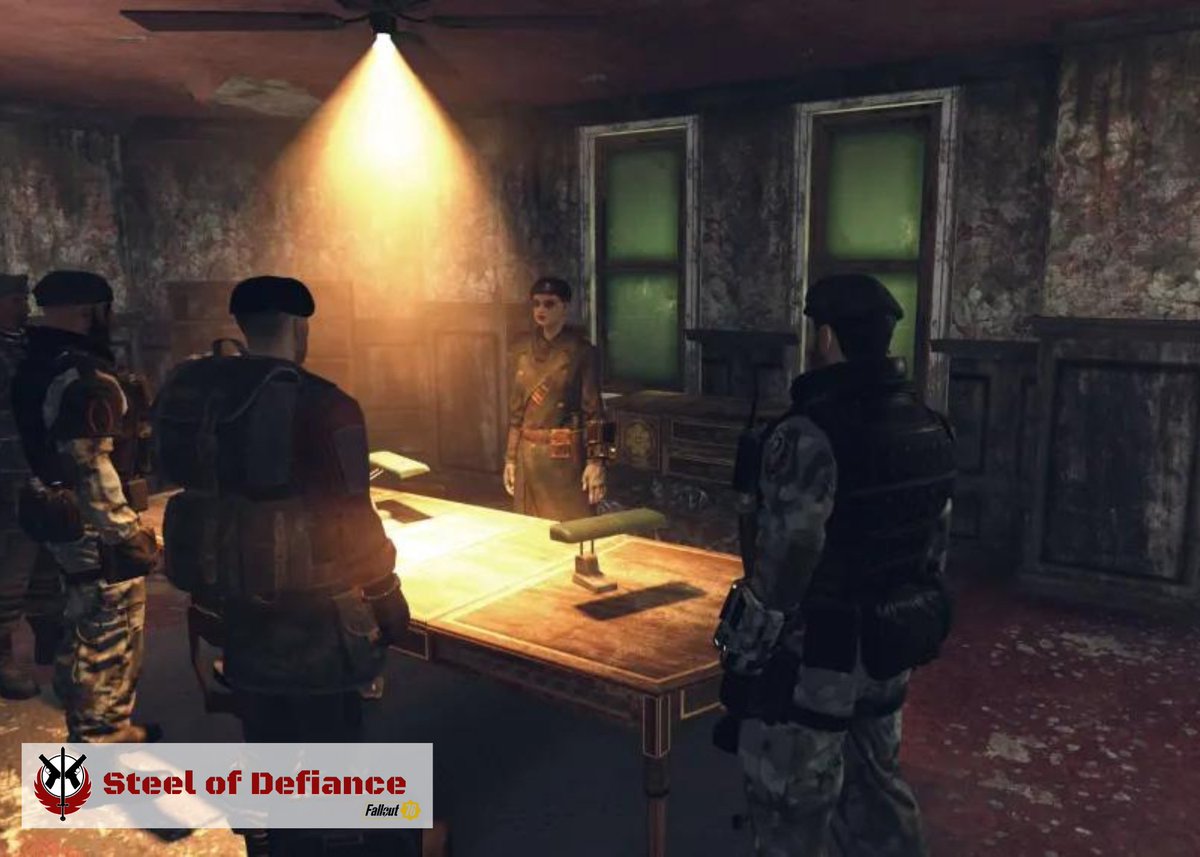 SDefiance75025's tweet photo. Join the ranks of the legendary Steel of Defiance - the oldest and most renowned Brotherhood of Steel RP group on Discord and #Fallout76! All platforms.

To join the Steel of Defiance on Discord: https://t.co/IJd6ZLjAX7
#fallout  #brotherhoodofsteel  #falloutbos #milsim https://t.co/Ip03dby0Ao