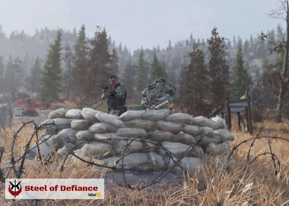 SDefiance75025's tweet photo. Join the ranks of the legendary Steel of Defiance - the oldest and most renowned Brotherhood of Steel RP group on Discord and #Fallout76! All platforms.

To join the Steel of Defiance on Discord: https://t.co/IJd6ZLjAX7
#fallout  #brotherhoodofsteel  #falloutbos #milsim https://t.co/80ACNr8ASA